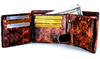 POZIOMY MĘSKI PORTFEL Z GRAFIKĄ KRZYŻ GOTHIC WILD THINGS ONLY !!! / G3-45