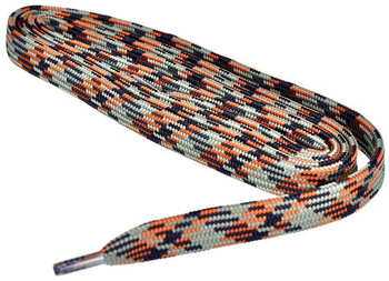 KHAKI-BRĄZOWY Mocne Sznurowadła TREKKINGOWE PŁASKIE 9 mm szerokie Sznurówki do butów outdoor