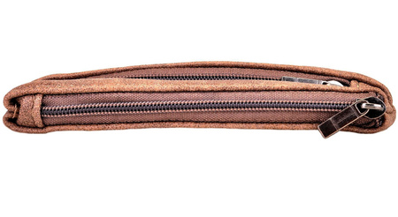 BRĄZOWE SKÓRZANE ETUI NA KLUCZE KLUCZÓWKA SASZETKA PITEREK JENNIFER JONES / G3-223
