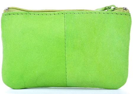 ZIELONE SKÓRZANE ETUI NA KLUCZE OPRAWA SASZETKA NA SUWAK PITEREK BAG STREET / G4-56