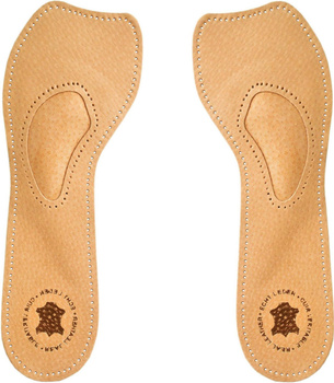 BEŻOWE SKÓRZANE WKŁADKI Z PODUSZKĄ DO BUTÓW SZPILEK KOTURNÓW / G9-77