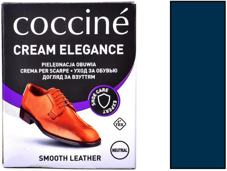 GRANATOWA 38 PASTA DO SKÓRY GŁADKIEJ COCCINE CREAM ELEGANCE 50 ml / G12-11
