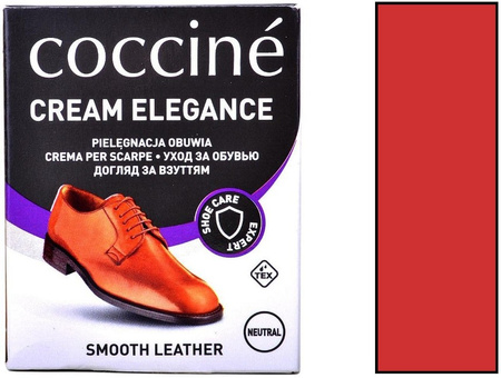 COCCINE CREAM ELEGANCE PASTA KREM DO OBUWIA ZE SKÓRY LICOWEJ 50 ml / G12-11
