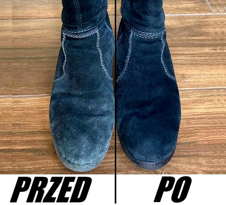 BRĄZOWY RENOWATOR W PŁYNIE MAZAK DO ZAMSZU I NUBUKU BUFALO VELOURS NUBUK PFLEGE / G9-03