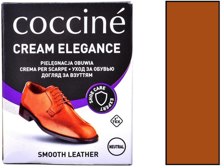 COCCINE CREAM ELEGANCE PASTA KREM DO OBUWIA ZE SKÓRY LICOWEJ 50 ml / G12-11