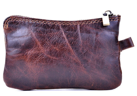 BRĄZOWA SKÓRZANA KLUCZÓWKA Oprawa na klucze ETUI WILD THINGS ONLY / G4-74