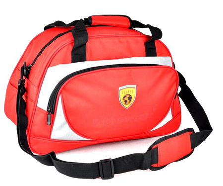 CZERWONA DUŻA SPORTOWA PODRÓŻNA TORBA NA BAGAŻ PODRĘCZNY TRAVEL BAG STREET / G2-495