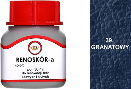 BARWNIK LAKIER WILBRA FARBA RENOSKÓR DO SKÓR GŁADKICH 200 ml - JEŻYNOWY 65 / G12-91
