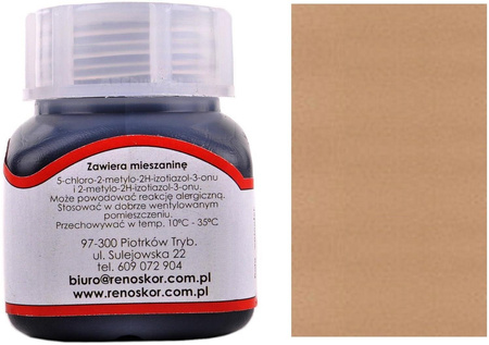 RENOSKÓR FARBA DO SKÓR GŁADKICH 30 ml - BEŻOWY / G10-01