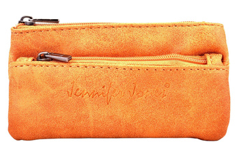 KARMELOWE SKÓRZANE ETUI NA KLUCZE KLUCZÓWKA SASZETKA PITEREK JENNIFER JONES / G3-221