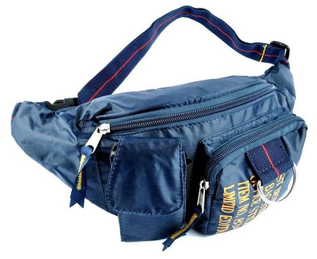 GRANATOWA SASZETKA BIODROWA BAG STREET / G1-68