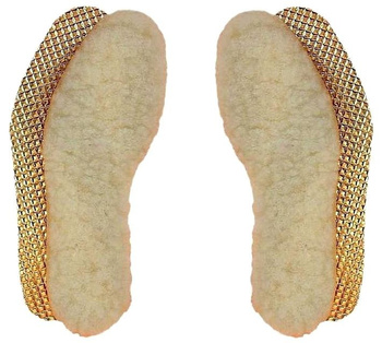 OCIEPLAJĄCE ALUTERMICZNE WKŁADKI DO BUTÓW WEŁNA OWCZA / G11-05