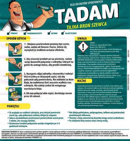 PIERWSZY KLEJ DO BUTÓW SPORTOWYCH TADAM 9 g. / G12-77