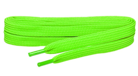 LIMONKOWE zielone Sznurowadła SZEROKIE Syntetyczne 7 mm PŁASKIE Poliestrowe SZNURÓWKI 0,7 cm do adidasów trampek sneakers