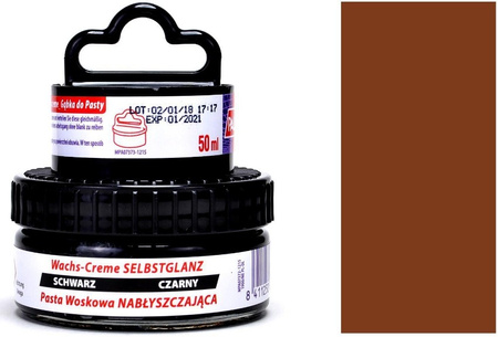 ŚREDNI BRĄZ CIEMNY BRĄZ PASTA WOSKOWA NABŁYSZCZAJĄCA DO OBUWIA / G11-98