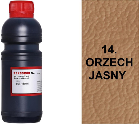 BARWNIK LAKIER WILBRA FARBA RENOSKÓR DO SKÓR GŁADKICH 200 ml - JEŻYNOWY 65 / G12-91