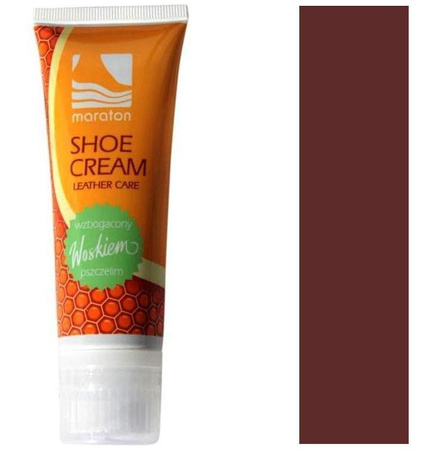 ŚREDNI BRĄZ PASTA DO BUTÓW W KREMIE Z WOSKIEM SHOE CREAM / G10-50