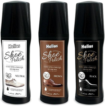 PASTA W PŁYNIE DO OBUWIA Z WOSKIEM POŁYSK HELIOS SHOE POLISH / G11-76
