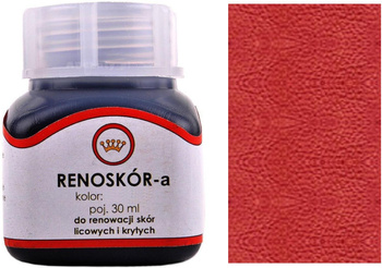 RENOSKÓR DO SKÓR GŁADKICH 30 ml - CZERWONY JASNY / G10-01