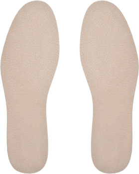 BIAŁY - ZESTAW NAPRAWCZY 4 pary SKÓRZANYCH WYŚCIÓŁEK DO OBUWIA w rozmiarze 41 - 46 - 29,4 cm / G9-76 BIAŁE x 4