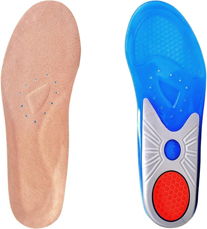 AMORTYZUJĄCE ŻELOWO SILIKONOWE WKŁADKI DO BUTÓW SECO GEL SPORT FUSSBETT / G12-68