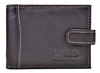 CZARNY POZIOMY SKÓRZANY WIZYTOWNIK NA ZAPINKĘ ETUI WILD THINGS ONLY !!! / G4-208