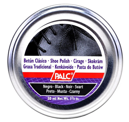 CZARNA PASTA DO BUTÓW PALC SHOE POLISH BLACK 50 ml / G12-03