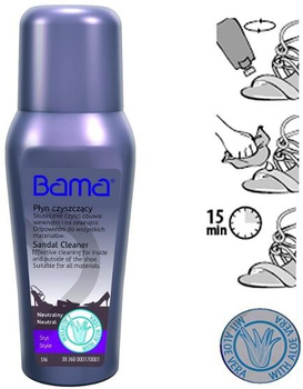 PŁYN CZYSZCZĄCY DO WNĘTRZA OBUWIA Z ODKYTĄ CHOLEWKĄ BAMA Sandal Cleaner S16 75 ml / G13-77