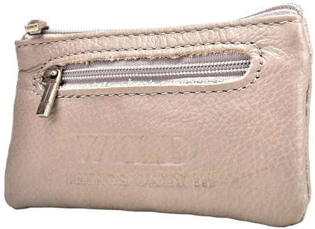 BEŻOWE SKÓRZANE ETUI NA KLUCZE KLUCZÓWKA SASZETKA PITEREK WILD THINGS ONLY !!! / G3-228