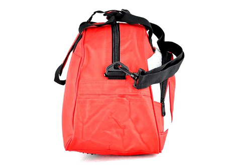 CZERWONA DUŻA SPORTOWA PODRÓŻNA TORBA NA BAGAŻ PODRĘCZNY TRAVEL BAG STREET / G2-495