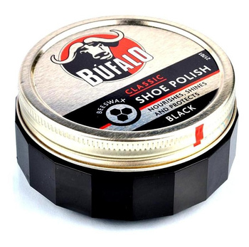 CZARNA Pasta do butów puszka BUFALO SHOE POLISH / G9-25