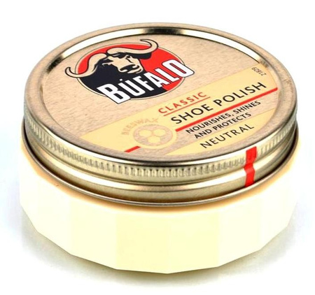 BEZBARWNA Pasta do butów puszka BUFALO SHOE POLISH / G9-25