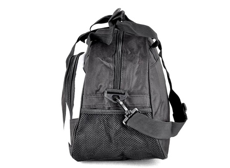 CZARNA DUŻA SPORTOWA PODRÓŻNA TORBA NA BAGAŻ PODRĘCZNY TRAVEL BAG STREET / G2-494