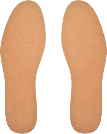 BEŻOWY - ZESTAW NAPRAWCZY 4 pary SKÓRZANYCH WYŚCIÓŁEK DO OBUWIA w rozmiarze 36 - 41 - 26 cm / G9-76 BEŻOWE x 4