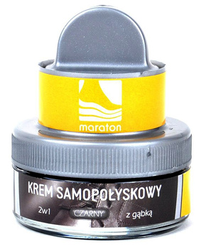 CZARNY KREM SAMOPOŁYSKOWY DO SKÓRY 2 w 1 / G10-33