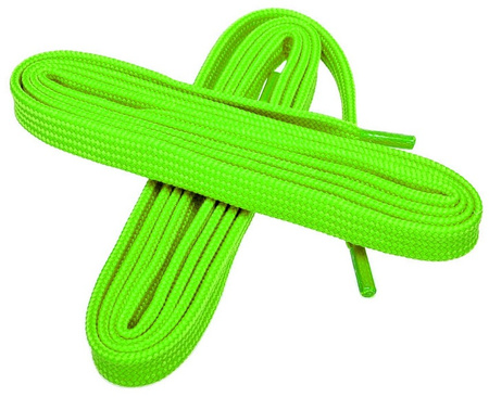 LIMONKOWE zielone Sznurowadła SZEROKIE Syntetyczne 7 mm PŁASKIE Poliestrowe SZNURÓWKI 0,7 cm do adidasów trampek sneakers