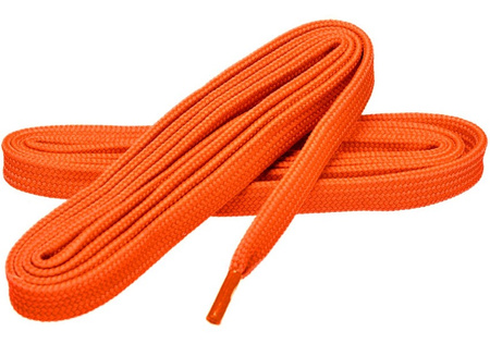 POMARAŃCZOWY NEON Sznurowadła SZEROKIE Syntetyczne 7 mm PŁASKIE Poliestrowe SZNURÓWKI 0,7 cm do adidasów trampek sneakers