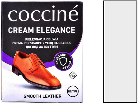 COCCINE CREAM ELEGANCE PASTA KREM DO OBUWIA ZE SKÓRY LICOWEJ 50 ml / G12-11