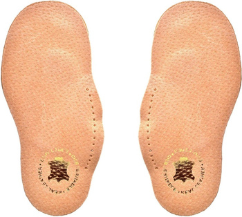 DZIECIĘCE SKÓRZANE WKŁADKI DO BUTÓW Z PELOTĄ METATARSALNĄ / G10-71