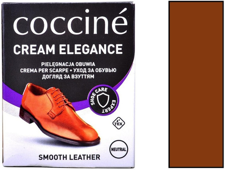 COCCINE CREAM ELEGANCE PASTA KREM DO OBUWIA ZE SKÓRY LICOWEJ 50 ml / G12-11