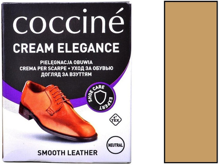 COCCINE CREAM ELEGANCE PASTA KREM DO OBUWIA ZE SKÓRY LICOWEJ 50 ml / G12-11