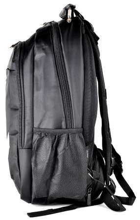 CZARNY WYTRZYMAŁY I SOLIDNY PLECAK MEJSKI TORNISTER AIRFLOW BAG STREET BLACK EDITION / G3-91