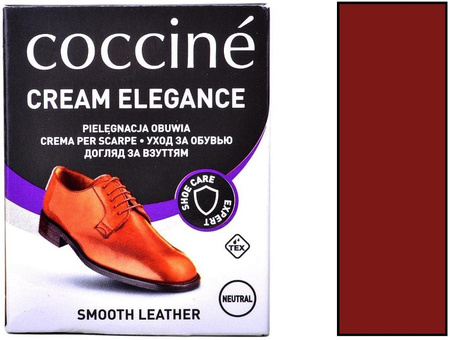 BRĄZ CZERWONY 18 PASTA DO SKÓRY GŁADKIEJ COCCINE CREAM ELEGANCE 50 ml / G12-11