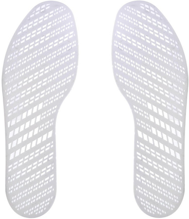 GULTIO PLASTIKOWE BIAŁE WOJSKOWE WKŁADKI DO BUTÓW KRATKA / G10-94
