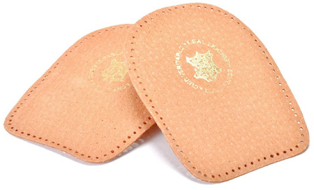 BEŻOWE SKÓRZANE PODWYŻSZAJĄCE STOPĘ KOREKCYJNE PODPIĘTKI KORKOWE 2 CM - 20 mm / G10-64