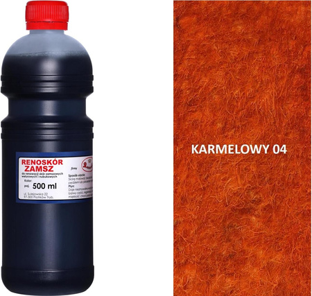 RENOSKÓR FARBA DO RENOWACJI ZAMSZU NUBUKU I WELURU 250 ML - CHABROWY / G12-98