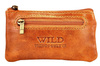 BRĄZOWE SKÓRZANE ETUI NA KLUCZE KLUCZÓWKA SASZETKA PITEREK WILD THINGS ONLY !!! / G3-229
