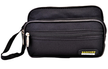 CZARNA PODRĘCZNA ORGANIZUJĄCA SASZETKA MĘSKA NYLON SANCHEZ CASUAL / G1-763