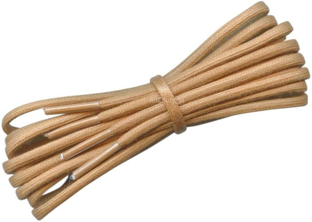 WYTRZYMAŁE Sznurówki WOSKOWANE GRUBE Okrągłe 0,5 cm ŚREDNICA 5 mm Rzemienie Sznurowadła do kozaków traperów