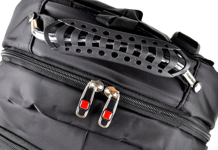 CZARNY WYTRZYMAŁY I SOLIDNY PLECAK MEJSKI TORNISTER AIRFLOW BAG STREET BLACK EDITION / G3-91